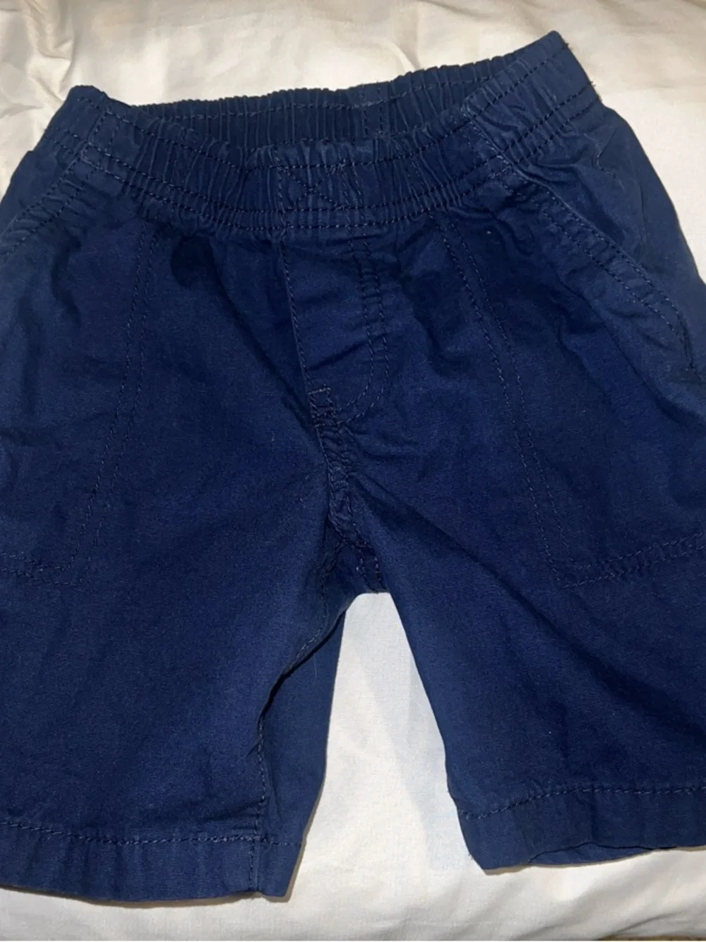 Carters 4T Navy Blue Elastic Waist Shorts